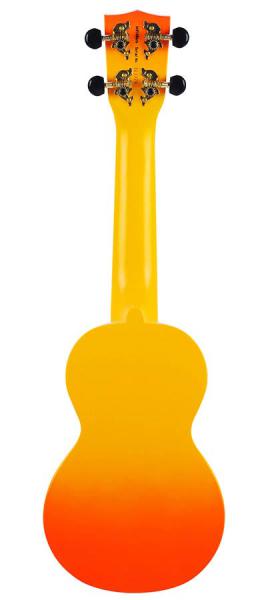Ukulele "Hibiscus" inkl. Tasche, orange burst